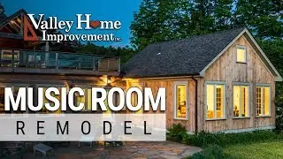 Garage to Music Room Remodel By Valley Home Improvement