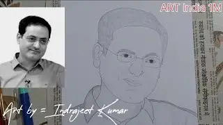 डॉ विकास दिव्यकिर्ति सर का पेंसिल स्केच ( चित्र ) @DrishtiIAS