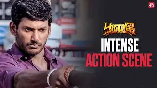 Vishal&rsquo;s timely rescue saves Sathyaraj | Poojai Movie | Shruthi Hasaan | Sun NXT