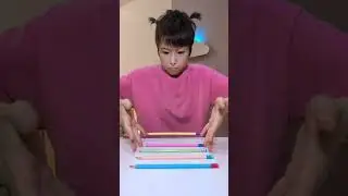 Pencil Puzzle Trick 🤩 Could you Solve it? 🤓