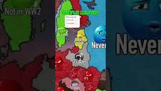 How long did your country last in WW2? 🇪🇺👀 #mapping #geography #history #europe #ww2 #poland