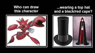 Who Can Draw Scizor In A Top Hat And A Black/Red Cape? Request #pokemon #scizor