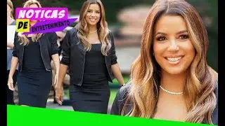 Breaking News -  Eva Longoria slips into a curve-hugging LBD in NYC