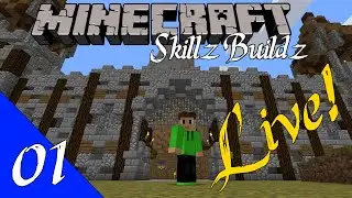 Savannah M at Spawn!! Skillz Buildz Live | Vanilla Minecraft 1.9 :: #1