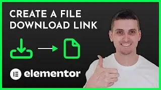 How to Create a File Download Button in Elementor