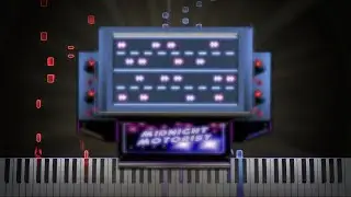 240 Bits per Mile (Midnight Motorist) | FNaF Pizzeria Simulator | Piano Midi Re-Creation