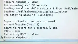 Verification: I-Vector PLDA System
