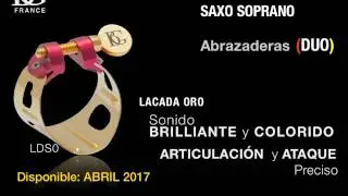 ABRAZADERAS BG DUO PARA SAXO SOPRANO