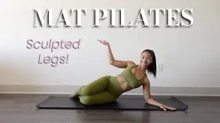 12 Min Pilates Lean Sculpted Legs & Core | Clean Lines