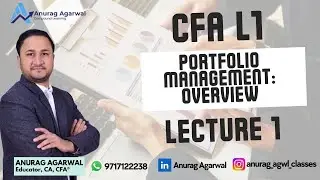CFA L1 Portfolio Management An Overview | Lec-1