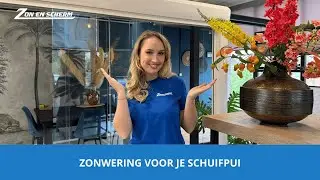 Zonwering voor een schuifpui: warmtewerend en sfeerverhogend