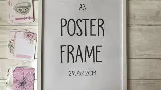 Poundland Frame meets Project Life Cards.