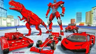Tank Robot Car Game 2020 &ndash; Robot Dinosaur Games 3d - Android Gameplay FHD