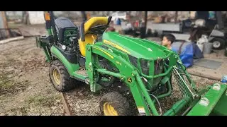 1025R John Deere Hood latch quick release hack