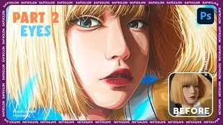 [ Vexel Art Tutorial ] Turn Photo To ANIME Character MANUALLY [ PART 2 - EYES ]