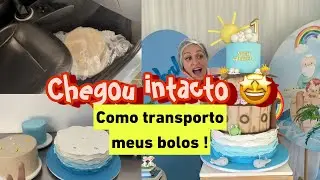 COMO TRANSPORTEI O BOLO DE 4 ANDARES ARCA DE NOÉ😱-os detalhes cheio de animais ficou incrível 🙌🏻