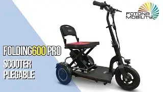 FOLDING600 PRO | Scooter Movilidad Reducida plegable (2 x 300W)