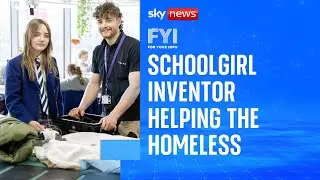 FYI: Schoolgirl invents solar-powered blanket to help the homeless
