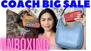 COACH BAG HAUL/ UNBOXING / MACY&rsquo;S COACH HUGE DISCOUNT SUMMER SALE / AUGUST 2021