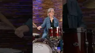 Kim Trammell using inverted flam taps around the kit!  #drums #drummer #drumsets  #drumcover #music