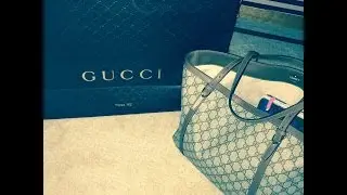 Gucci Nice GG Supreme Canvas Tote | Review | Gucci bag | Danielle Marie