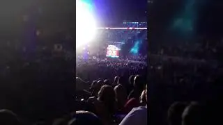 Riddle entrance when I went to WWE Royal Rumble