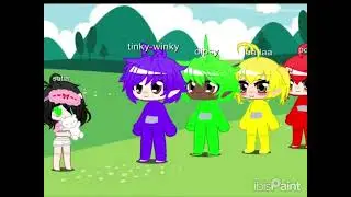 eu acordei eu foi no portal conhecer os personagens teletubbies 💖
