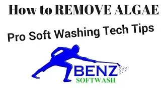 How to remove algae by softwashing