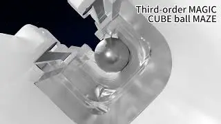 3D Magic Cube Ball Maze: Rotating Puzzle Game for Brain Training & Hand-Eye Coordination