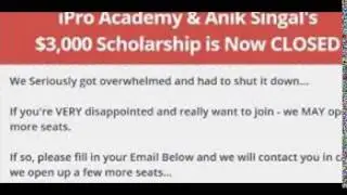 fred ipro academy scam