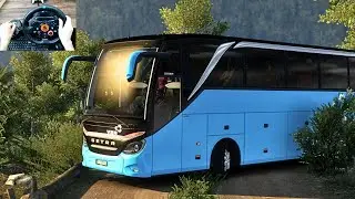 Smooth Bus Driving Through Exciting Rough Roads of Germany | #ets2 | Logitech G29 Steering Wheel