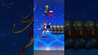 Can Sailor Moon survive the zombie attack? 🧟&zwj;♂️✨#SailorMoon #ZombieFight #AnimeShorts #GamingShorts
