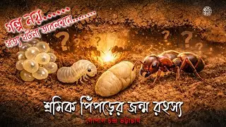 শ্রমিক পিঁপড়ের জন্ম রহস্য | গোপাল চন্দ্র | বাংলা গবেষণামূলক প্রবন্ধ |  @golpobapon01