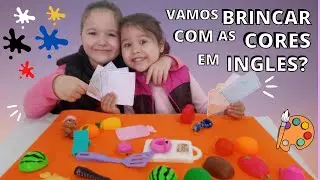 VAMOS BRINCAR COM AS CORES EM INGLES? / Aprender brincando incentiva o racioc&iacute;nio e &eacute; muito eficaz!