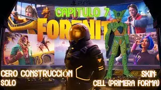 Fortnite (Capítulo 7) ¡CELL PRIMERA FORMA! 🦗 Victoria Campal Solitario (Cero Construcción) (PS5)