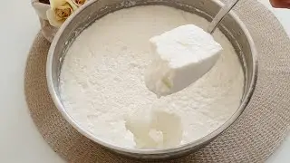 الوصفة الأكثر طلبا اليغورت( الزبادي) الطبيعي التركي الصحي مع جميع الأسرار ليكون متماسك وناجح  😉