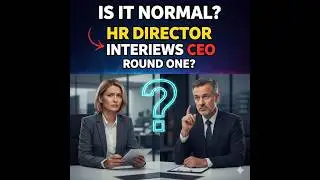 Is it normal for the HR Director to interview a CEO in round one?