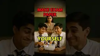 1 TRICK 😱 Make Your Own Exam Paper 💯 #studytips