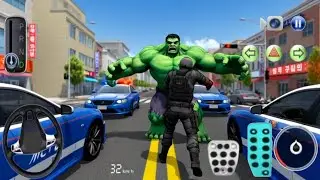 Hulk vs Police 🚨😱 | 3D Driving Class 2026 Gameplay