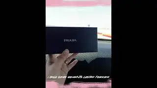UNBOXING PRADA EYE GLASS WHILE ON THE ROAD||MAGRABI QATAR||MAGRABI EYE GLASS #shorts