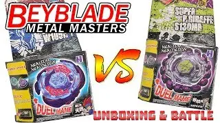 Beyblade Metal Masters 4D Galaxy Pegasus VS Poison Zurafa Beyblade Metal Fight Unboxing & Battle