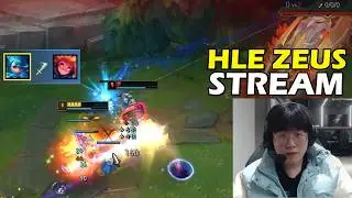 HLE Zeus Stream Gwen vs Korean Challenger Zoe Top