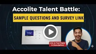 Bounteous &times; Accolite Survey Link Received | Sample Coding Questions | Talent Titan | 2025 & 2026