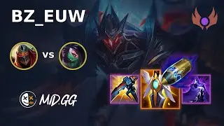 MID.GG: [ BZ_EUW ] Zed MID vs Akali | EUW MASTER | LOL Season 2025