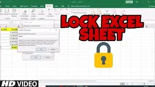 How to Make Excel Password Protected | Protect Excel Worksheet | Protect Sheet