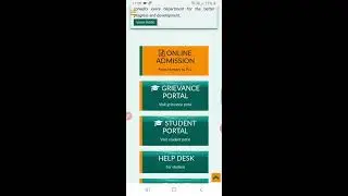 Students Portal [SY/TY] Demo Online in Marathi Language.