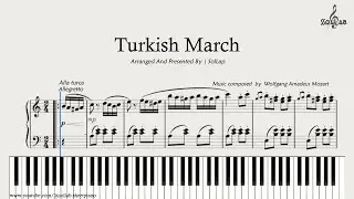 Turkish March &ndash; Mozart | Piano Sheet Music + Tutorial