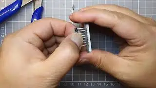 Portable Dual Band WiFi Analyzer - step 1 desoldering display pin headers
