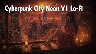 Cyberpunk Neon Rain ☔️ | Chill LoFi Beats for Relaxing, Studying & Night Vibes | Anime City Ambience