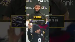 Lamar Jackson is stunned they lost to the Steelers #NFL #Ravens #LamarJackson #Steelers